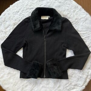 Vintage Cache Zip Up Sweater